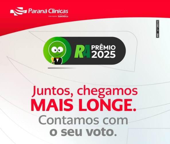 Paraná Clínicas é indicada ao Prêmio Reclame AQUI 2025 na categoria Planos de Saúde